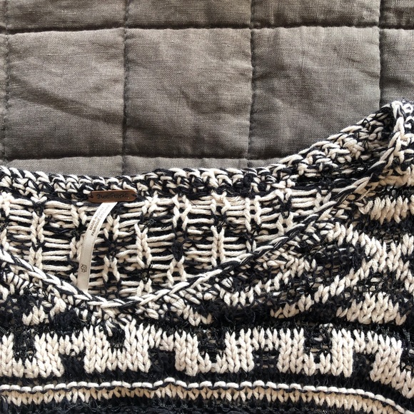 Free People Open Knit Slouchy Sweater XS - Picture 3 of 6